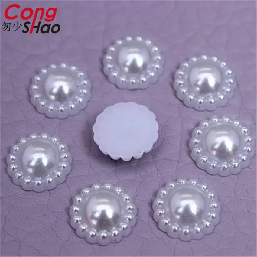 300 шт. акриловые бусины с имитацией жемчуга 12 5 мм|rhinestone applique|appliques rhinestonepearl rhinestone