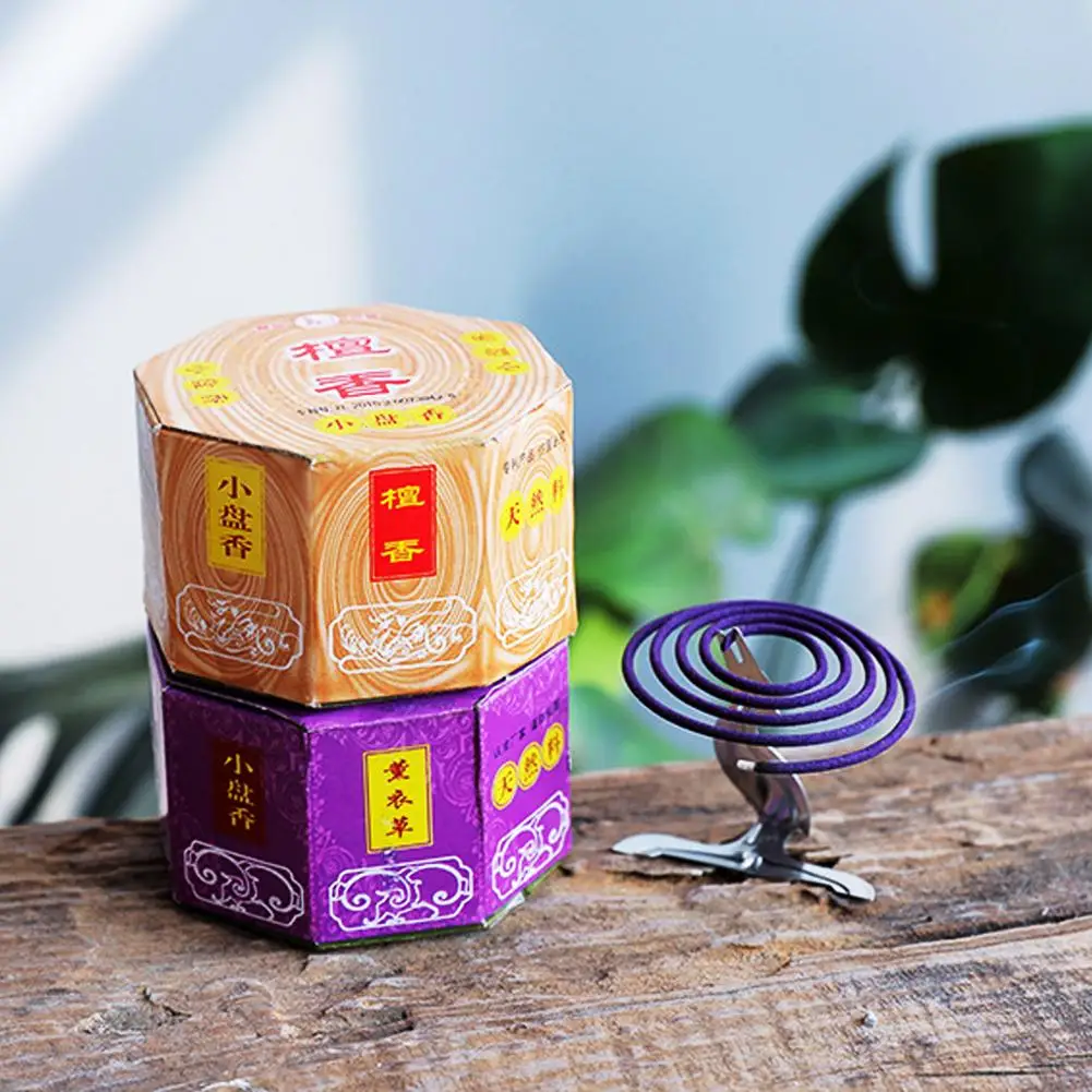 32Pcs/Box Home Outdoor Repellant Incense Mosquito Dispeller Coils with Holder burners Air Freshener Aromatherapy | Дом и сад