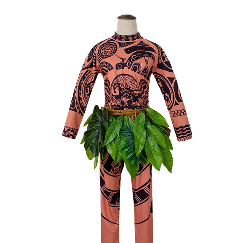 Футболка/брюки с татуировкой Moana Maui комбинезон для взрослых мужчин и женщин