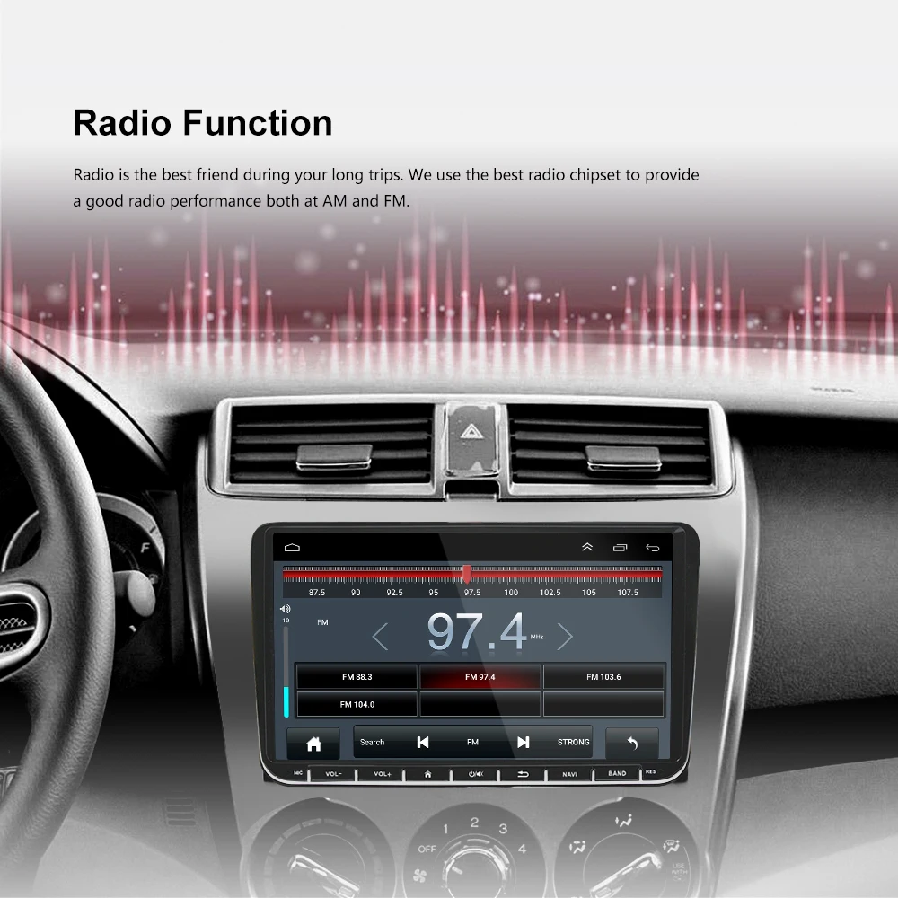 Camecho 9 дюймов сенсорный экран Android 8 1 автомобильный аудио для passat b7 b6 golf 5 Polo Tiguan octavia