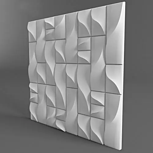 Пластиковые формы декоративные настенные панели 3D разных размеров 500x500x40 мм|panel