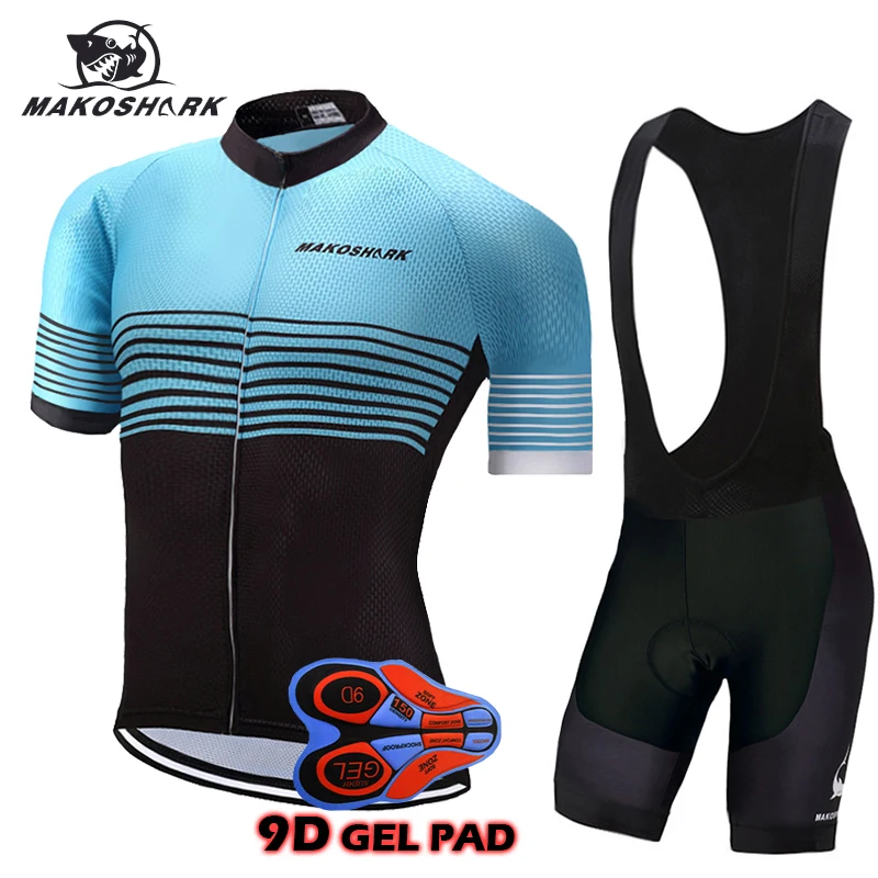 

2020 New Brand Pro Cycling Jersey Set Mountain Bike Bike Wear Bicycle Suit for Men Ropa Ciclismo Bib Shorts Set Breathable Pad
