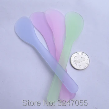 100 шт./лот пластиковая маска для лица сделай сам палочка крема лопатки смешивания