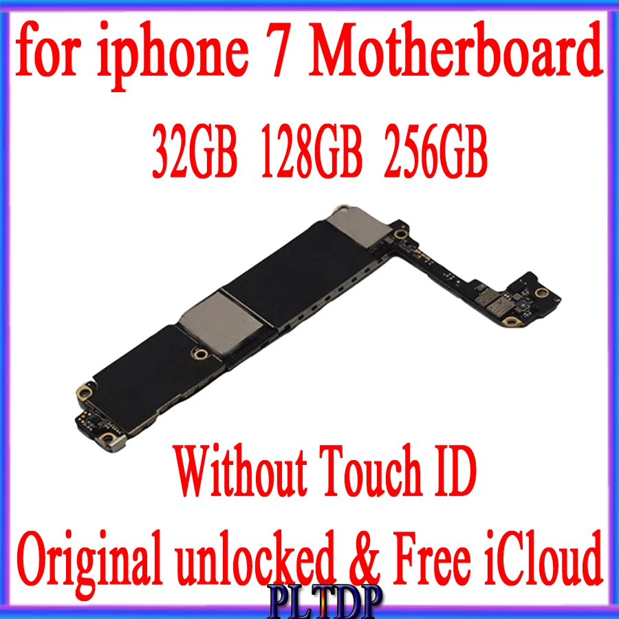 Материнская плата 32 ГБ/128 ГБ/256 ГБ с/без Touch ID для iphone 7 4 дюйма оригинальная