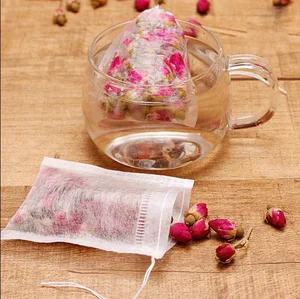 1000 шт.лот новые пла биоразлагаемые фильтры для чайных пакетиков, ультразвуковые шнуры из кукурузного волокна, чайные пакетики, фильтр для кофе