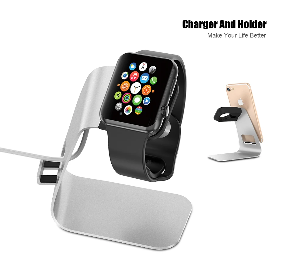 RAXFLY зарядная подставка для Apple Watch iWatch iPad iPhone samsung Кронштейн Док-станция Колыбель держатель Настольная поддержка