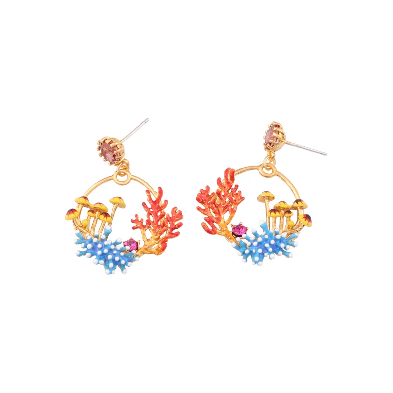 Сочный виноград французский стиль ручная роспись эмаль ювелирное изделие