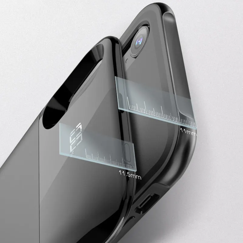 Умный чехол для зарядного устройства с цифровым дисплеем для IPhone X XS Max, чехол для iPhone X R