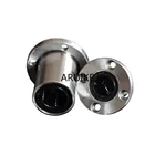 2PCSlot 6mm8mm10mm12mm13mm16mm20mm25mm LMF Series LMF8UULMF10 Round Flange Coupling Linear Motion Bearing For Rod shaft