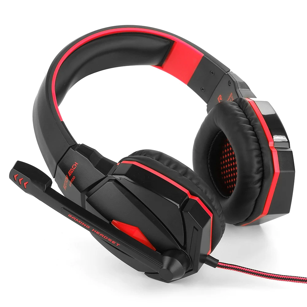 Игровые наушники KOTION G4000 компьютерные стерео светодиодный с глубокими басами для