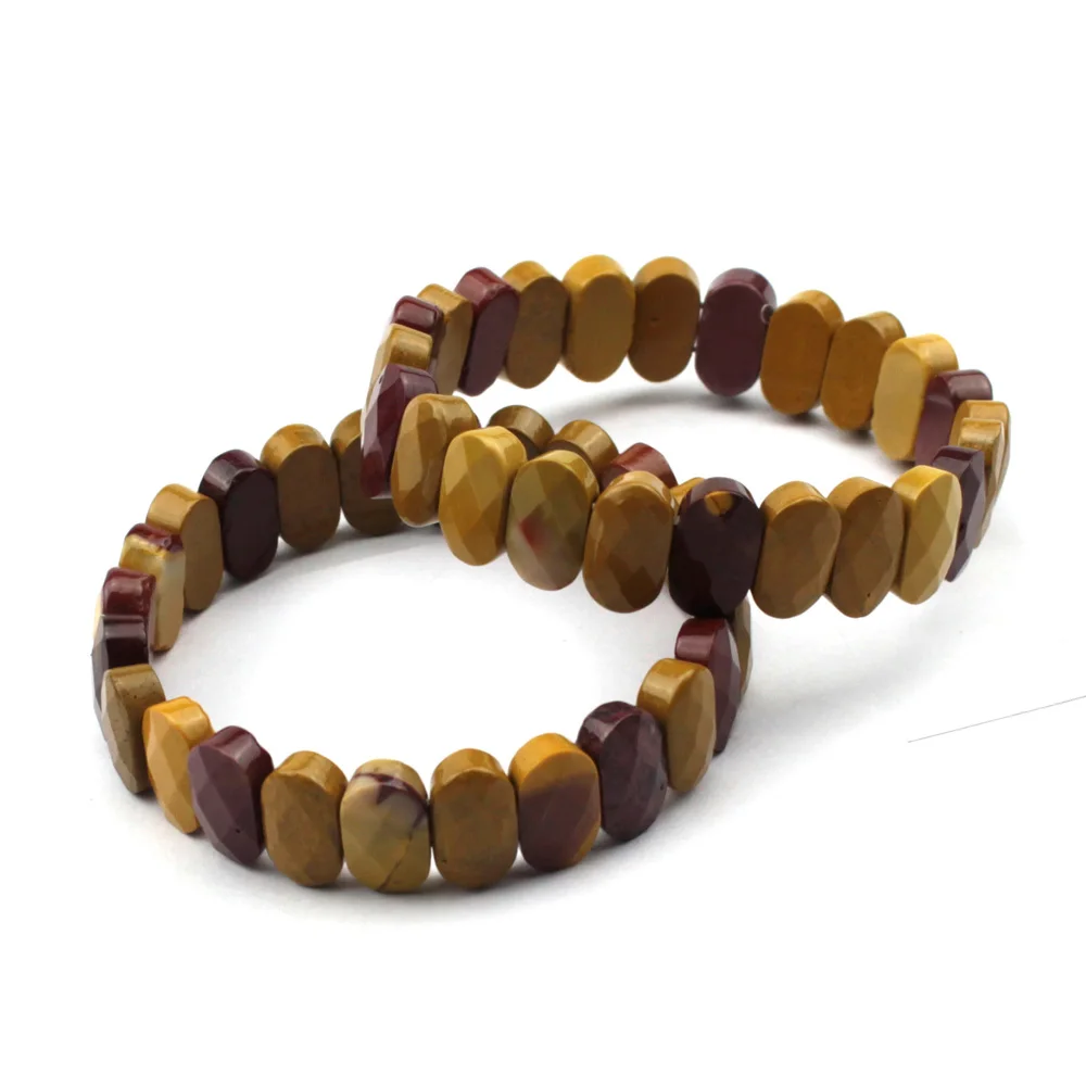 

natural Mookaite jasper stone beads bracelet natural GEM stone bracelet DIY jewelry for woman for gift wholesale