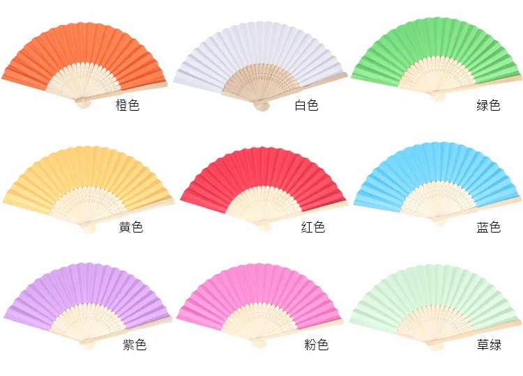 Многоцветный Китайский Японский Женский Шелковый веер свадебные сувениры и