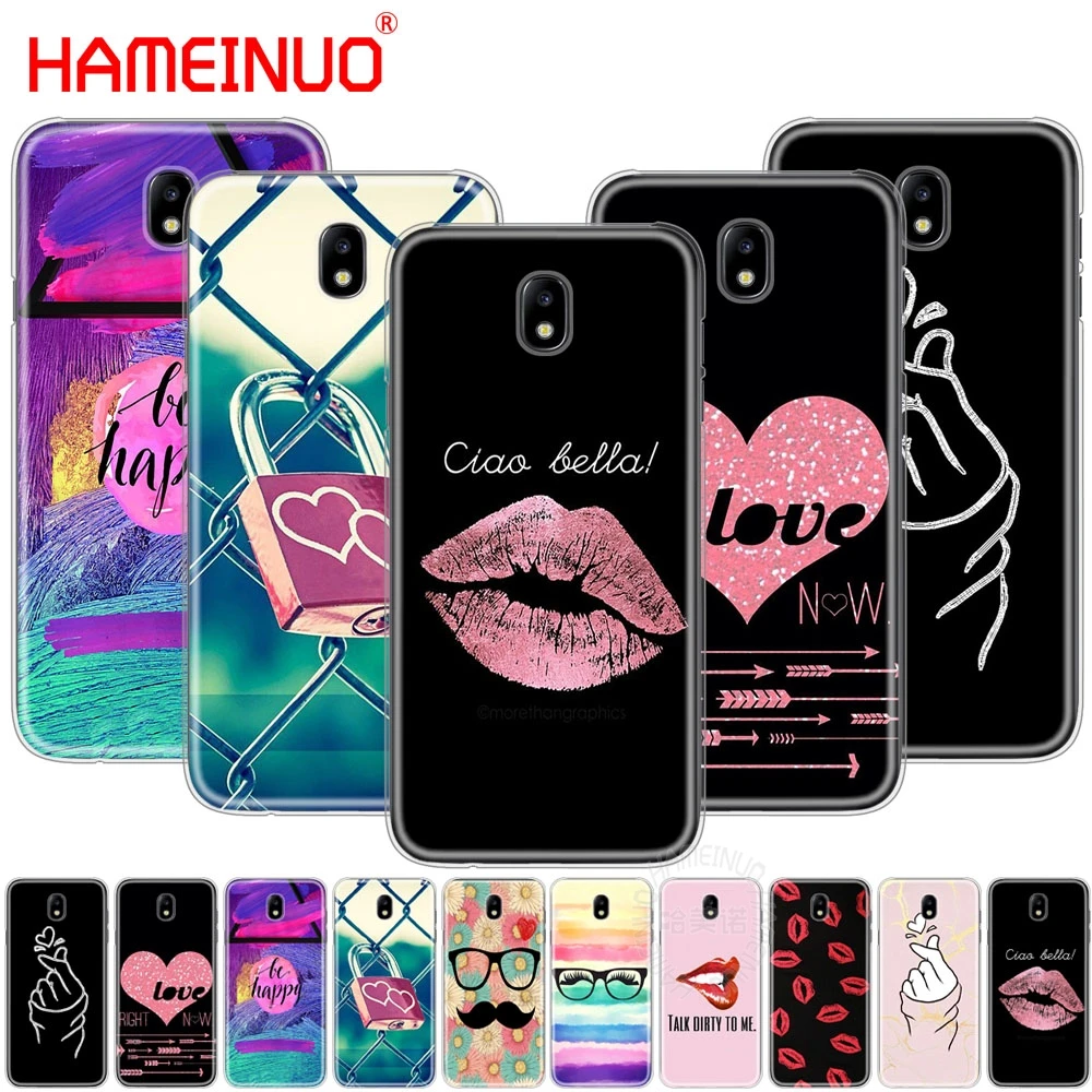HAMEINUO Hella finger hearts чехол для телефона Samsung Galaxy J3 J5 J7 2017 J527 J727 J327 J330 J530 J730 PRO|Бамперы| |
