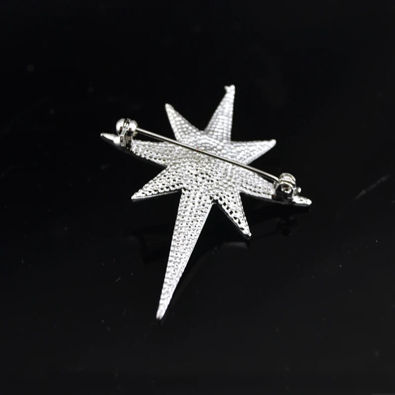 Готический панк имитация жемчуг горный хрусталь Спайк Брошь Булавки для Для