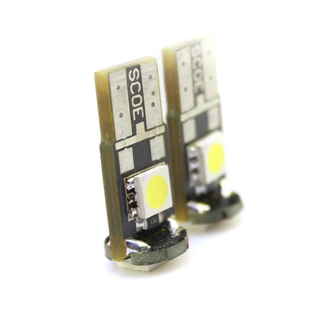 2X SCOE T10 W5W 12 В 3SMD 5050 светодиодный Стайлинг автомобиля светодиодсветильник ка