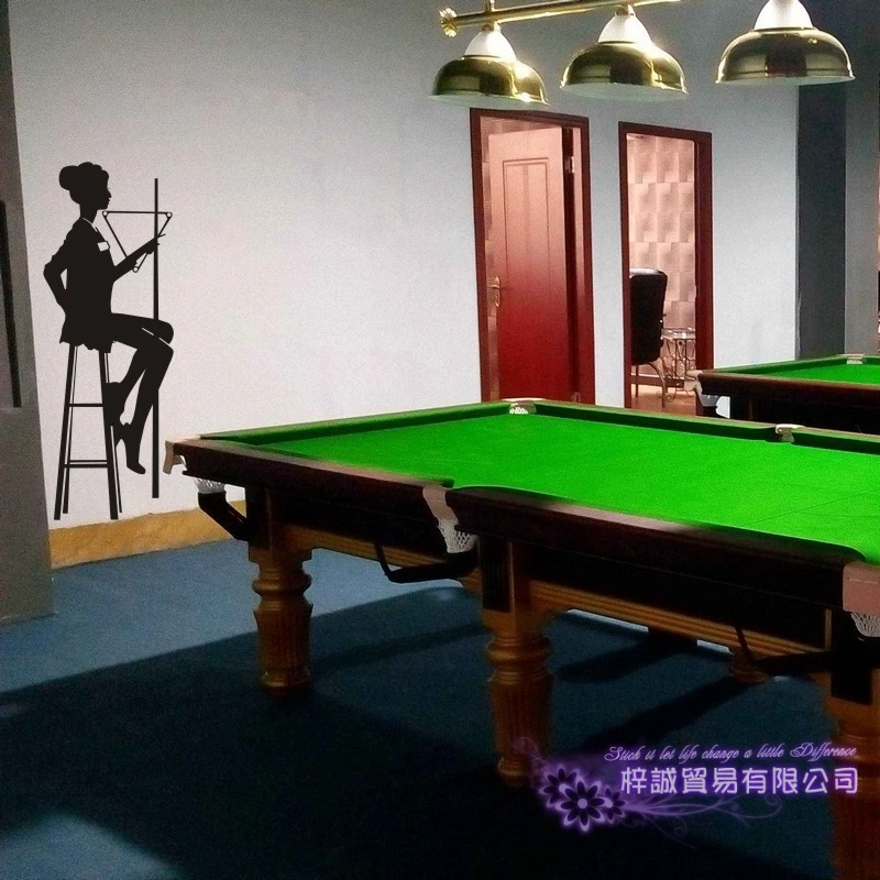 Бильярдная наклейка Snooker постеры виниловые наклейки на стену Декор Фреска