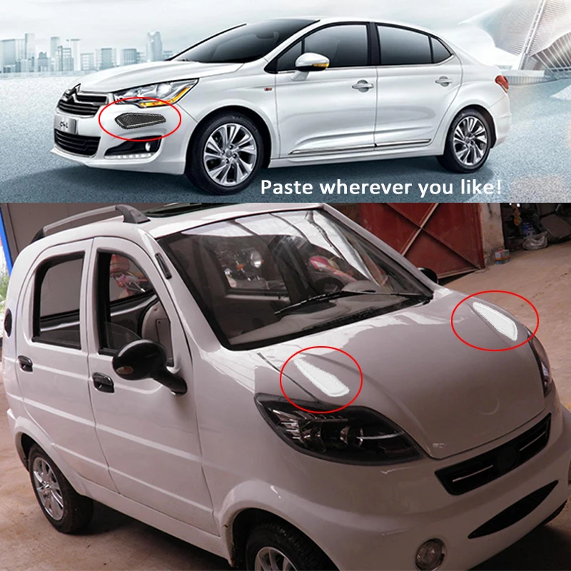 ZDPARTS 2 шт. автомобильные наклейки на переднее крыло двигателя капот