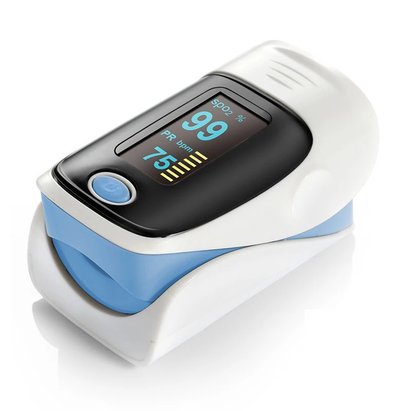 Синий Бренд оксиметр палец оксиметр De Pulso de dedo Pulsioximetro tensiometro OLED цифровой пульс Spo2 FDA безопасные с медицинской точки зрения до двери - Цвет: Синий