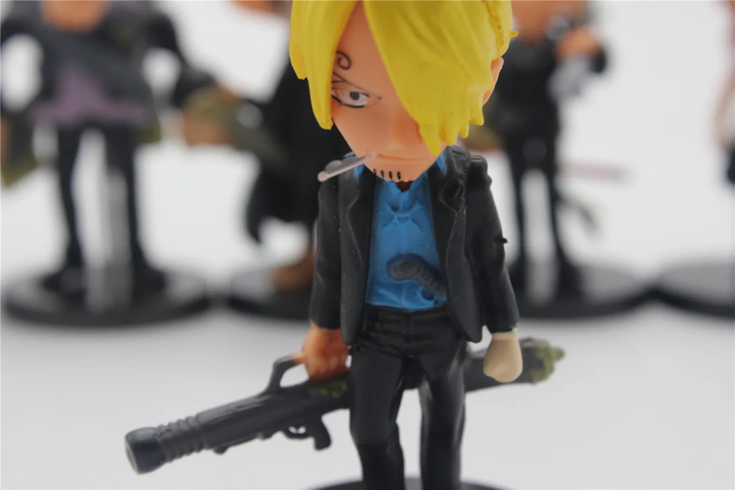 Chanycore BLACK Gun Ver 8 см 9 шт./компл. One Piece New World Anime Figuarts SPECIAL MH POP Luffy zoro экшн-фигурка нами |