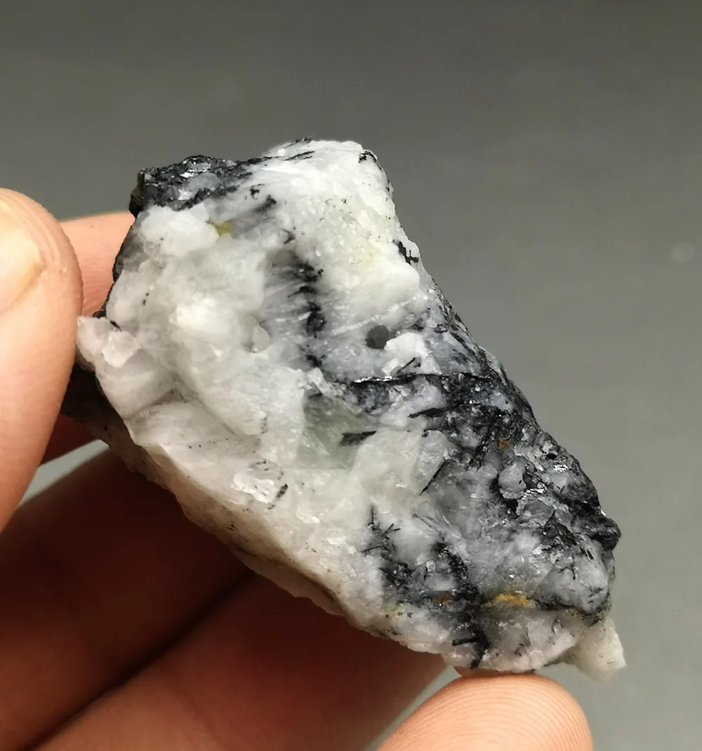 34g natural stones and crystals Wolframite silica symbiotic mineral specimen collection gemstones quartz healing crystal | Дом и сад