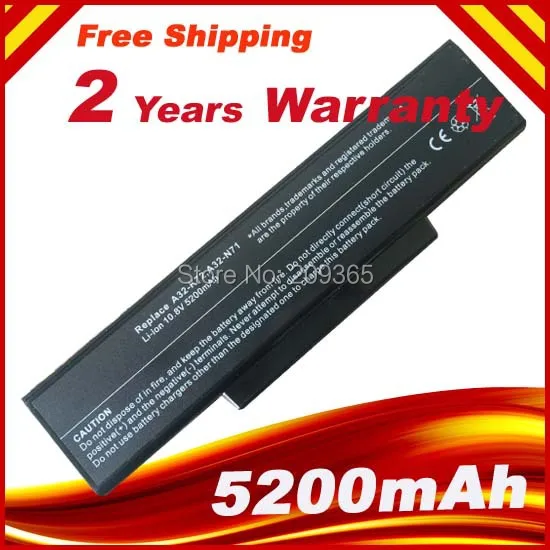 Аккумулятор для ноутбука Asus x73s A72 A72D A72DR A72J K72 K72D K72F K72J K72JA A32-K72 K72S N71 N73 X77 | Компьютеры