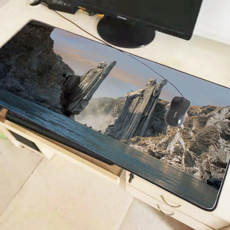 Mairuige «Властелин Колец» декорации 600x300 900x400 большой игровой Мышь pad черный коврик для мыши Коврик для мыши замок края портативных ПК игры для CSGO