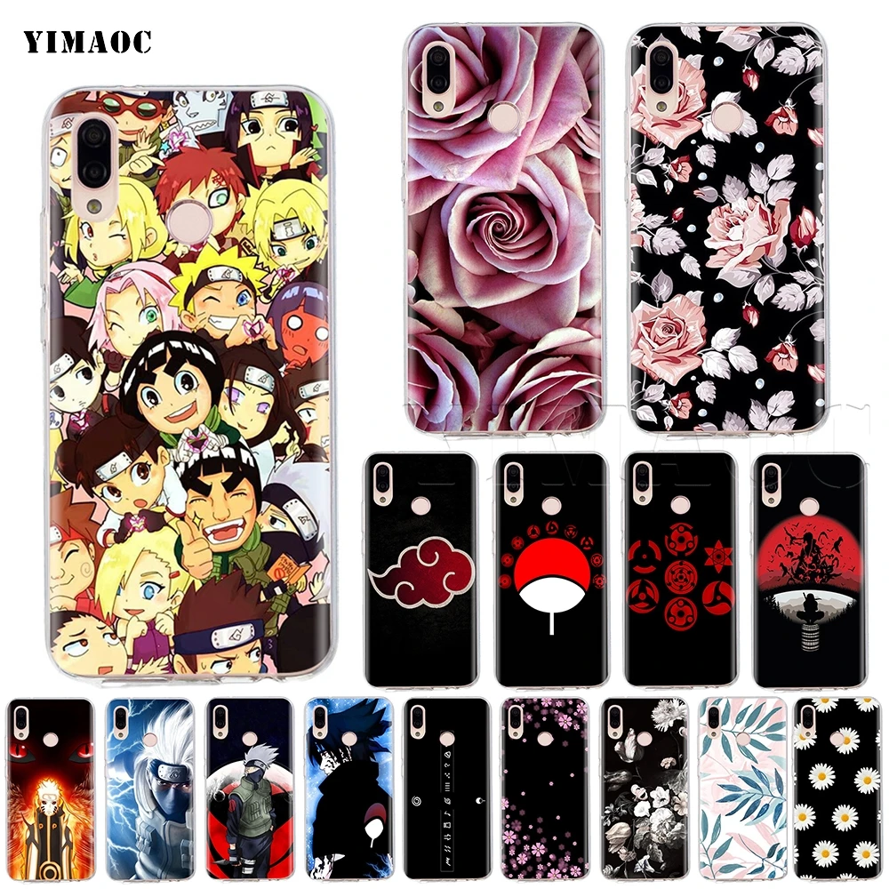Чехол YIMAOC Naruto Kakashi Sasuke для Huawei P8 P9 P10 P20 P30 P Smart Lite Pro Mate 10 Y6 Prime 2018|Бамперы| |
