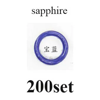 200set sapphire 1 шт., плоскогубцы, набор 200, 9,5 мм, хорошее металлическое зубчатое крепление, кнопки, 20 цветов, легко установить, крепеж, кнопки, пряжки - Цвет: 200set sapphire