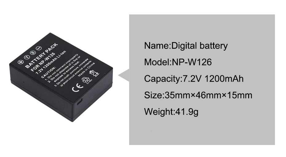3 шт. 1260 мА/ч, NP-W126 NP W126 NPW126 батареи и LCD Dual charger для ЖК-дисплея с подсветкой Fujifilm FinePix HS30EXR, HS33EXR, X-Pro1, X-E1, X-E2, X-M1