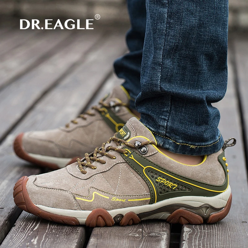 Мужская спортивная походная обувь DR.EAGLE Уличная Водонепроницаемая дышащая