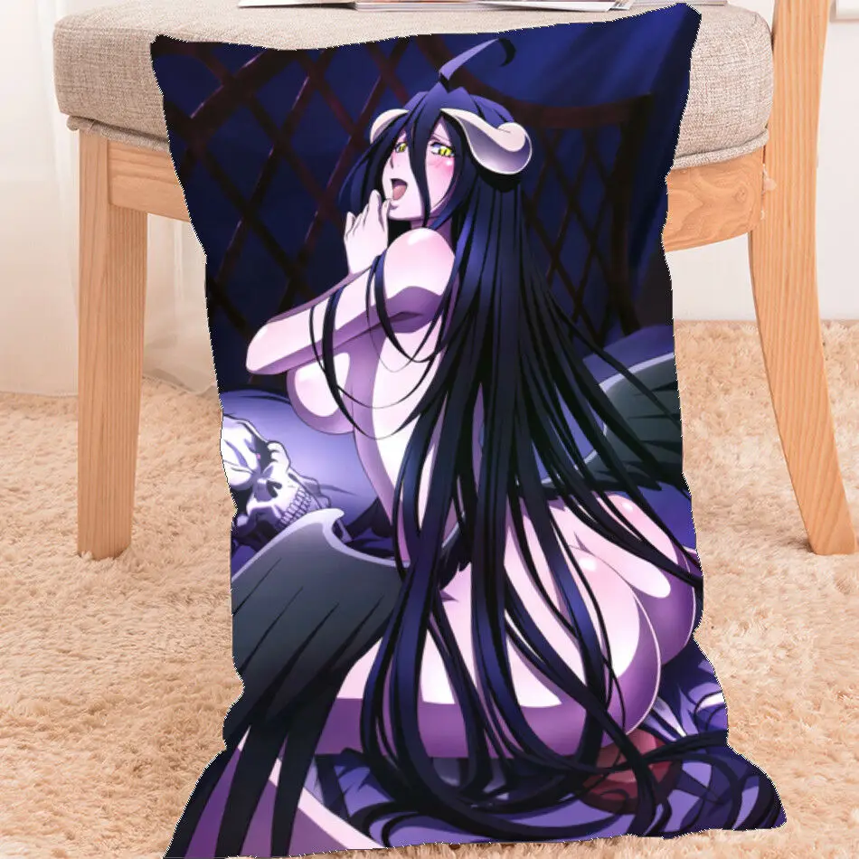 Персонаж Аниме Overlord Albedo Ainz чехол для подушки Dakimakura 60x40cm | Дом и сад