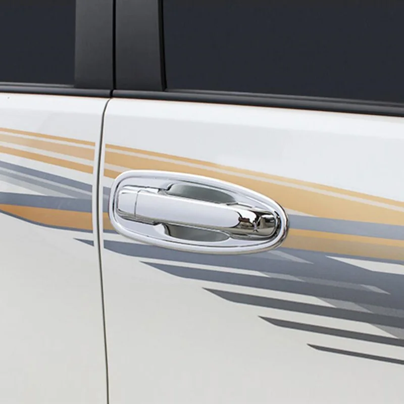 Подходит для Toyota Land Cruiser LC150/ Prado FJ150 хромированная дверная ручка из АБС пластика + крышки крышек дверной ручки