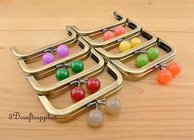 4-дюймовая металлическая оправа цветная для монет антилатунная кошелька (8