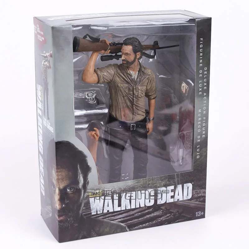 The Walking Dead Рик Граймс ПВХ фигурка Коллекционная модель игрушки 2 типа 10 дюймов 25 см