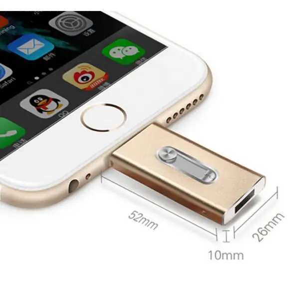 Ightning OTG флэш накопитель 8 ГБ 16 32 64 Гб 128 для iOS 10 и USB компьютера ПК планшета Pendrive iPhone U