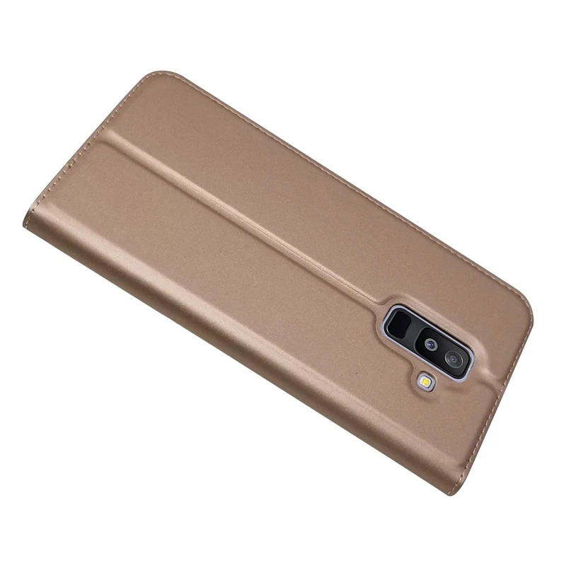 For Samsung Galaxy A6 Plus 2018 Case Funda Leather Flip Wallet Cover Coque | Мобильные телефоны и аксессуары