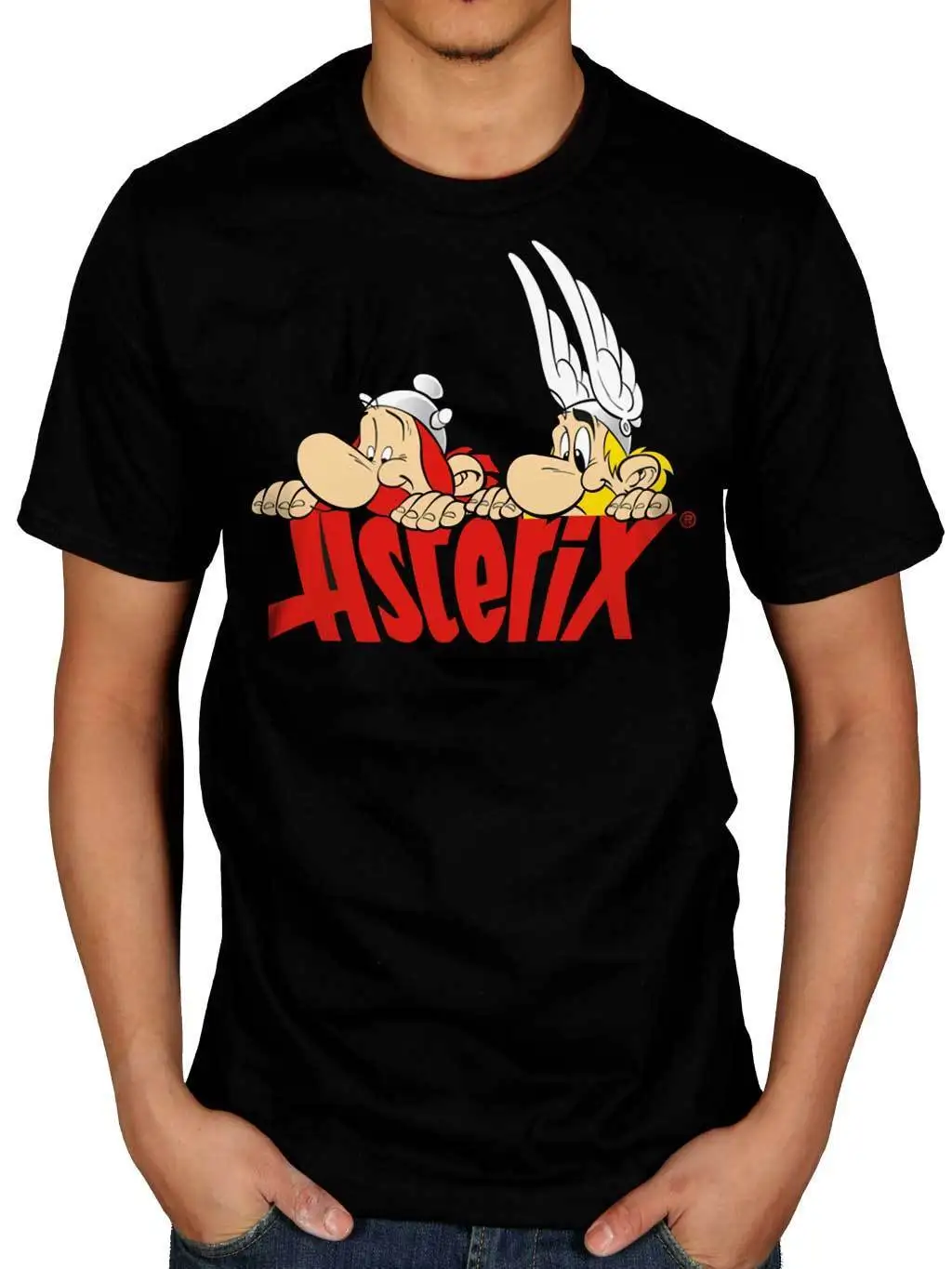Asterix Nosey T-Shirt Punch Cartoon Magic Potion Magnifier Character Style Fashion Men T Shirts 100% Cotton Classic | Мужская одежда