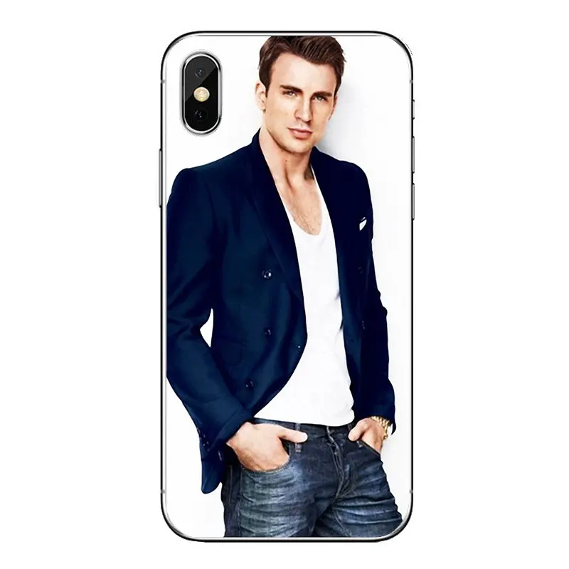 Пикантные США Человек Крис Эванс Капитан Америка для iPod Touch iPhone 4 4S 5 5S 5C SE 6 S 7 8 X XR XS