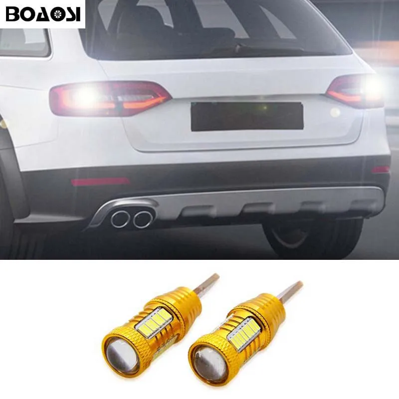 BOAOSI 2x Canbus T15 светодиодный Фары заднего хода W16W 32SMD Автомобильный Резервное