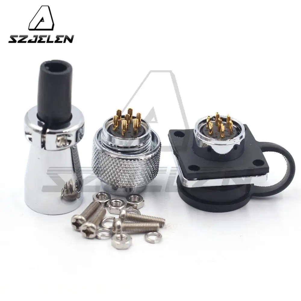 Серия WS16 7-контактный водонепроницаемый разъем для мужчин и женщин промышленные