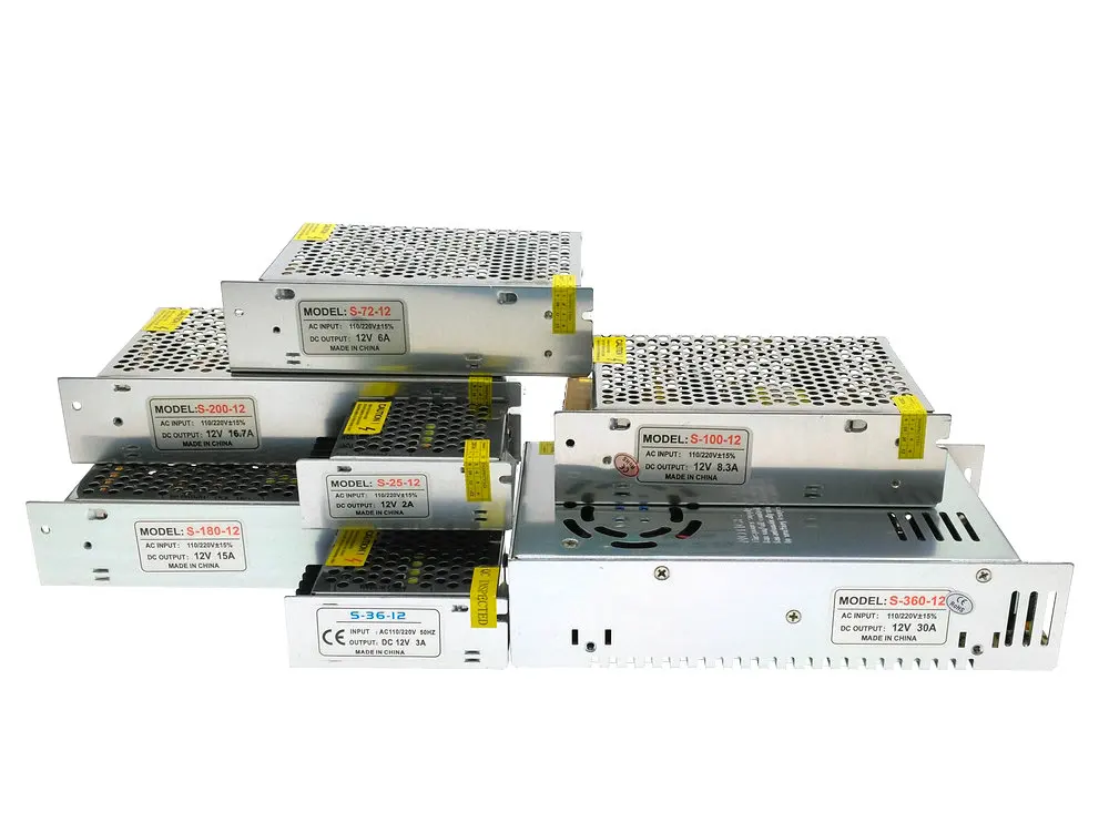 Светодиодный трансформатор 12 В 1 А 3 5 10 20 30 В|transformator led|supply powerled driver 6a |