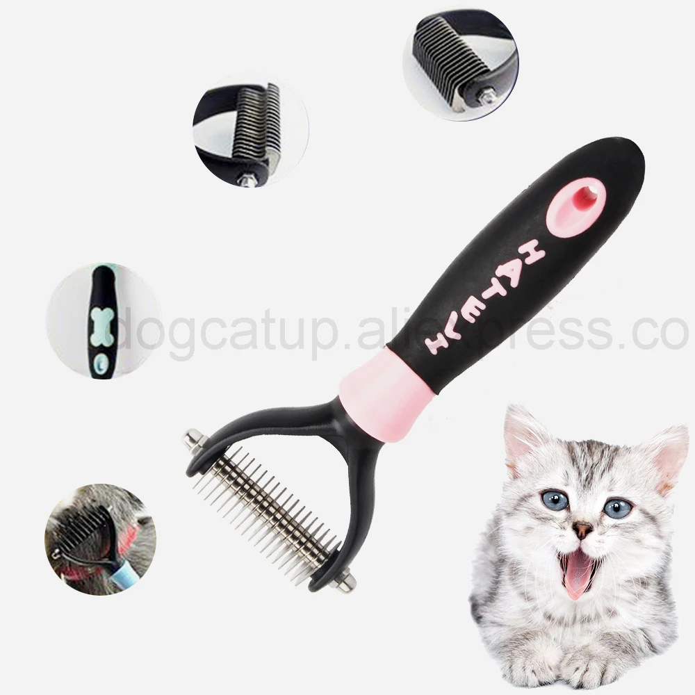 Расческа для собак Hateli с открытым узлом домашних животных триммер груминга