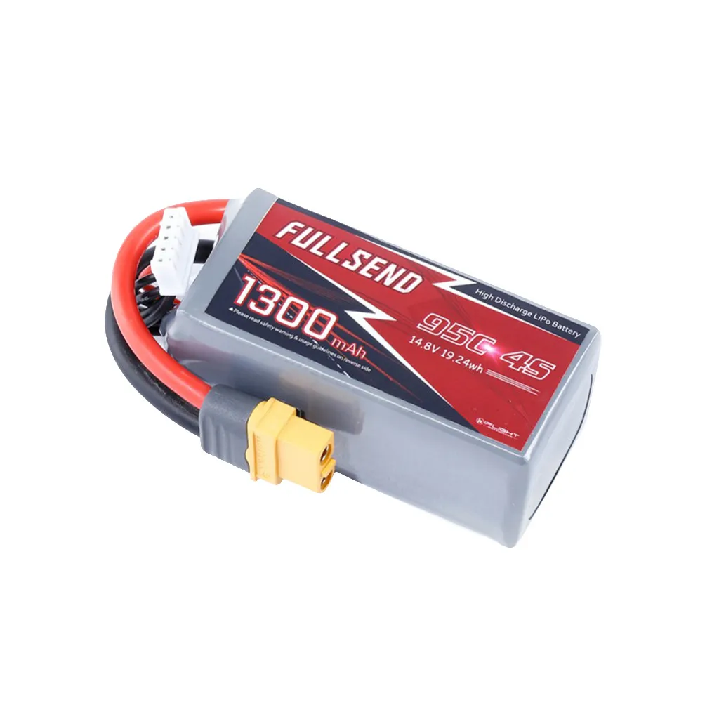 Аксессуары iFlight FULLSEND 4S 1300mAh 95C Lipo батарея XT60 для FPV гоночного дрона Z712|Детали и