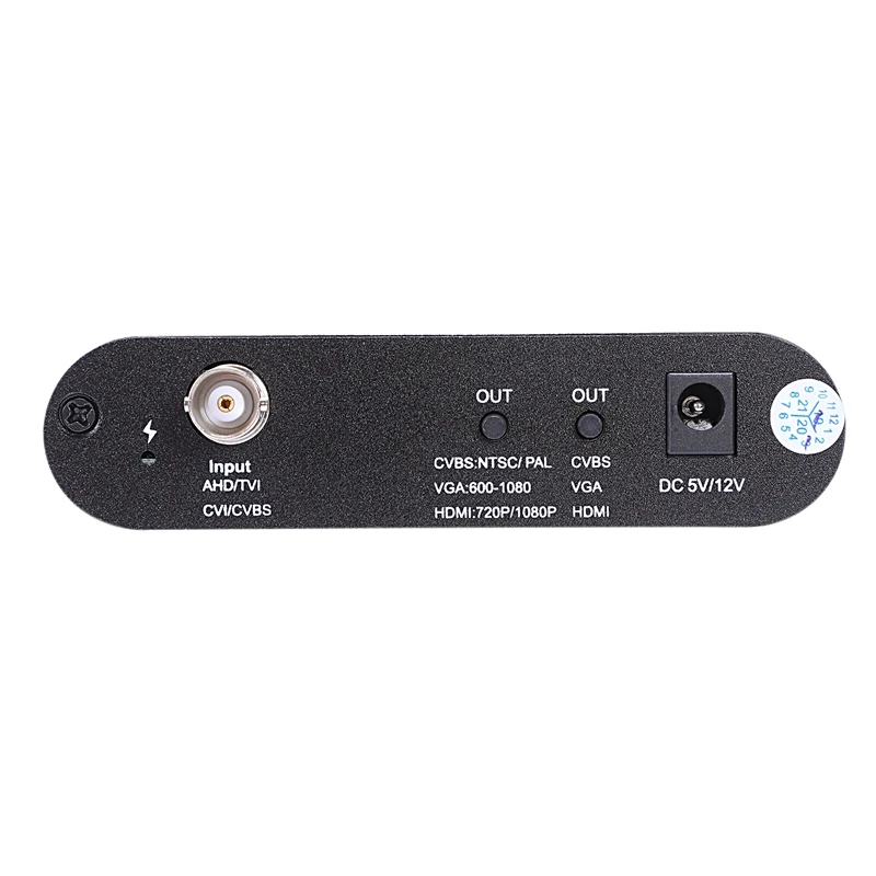 Full HD 1080p Tvi/Cvi/Ahd в Cvbs/Vga/Hdmi конвертер видео (вилка США)|Адаптеры Type-C| |