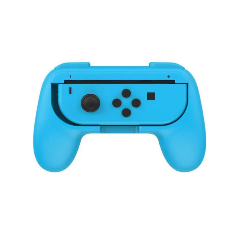 1 Blue Держатель для левого+ правого кронштейна Joycon, рукоятка для рукоятки, чехол для переключателя, NS Joy-Con контроллер, геймпад, подставка для рукоятки, поддержка - Цвет: 1 Blue