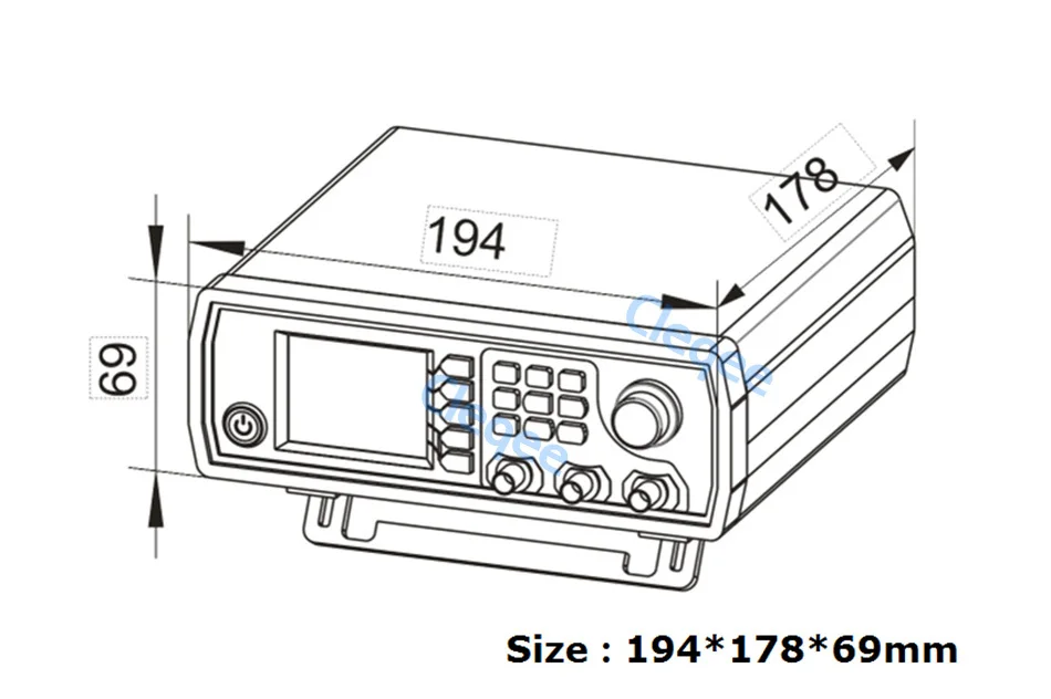 Cleqee JDS6600 серия 15 м 30 м 40 м 50 м 60 МГц цифровой контроль двухканальный DDS функция генератор сигналов частотомер произвольный