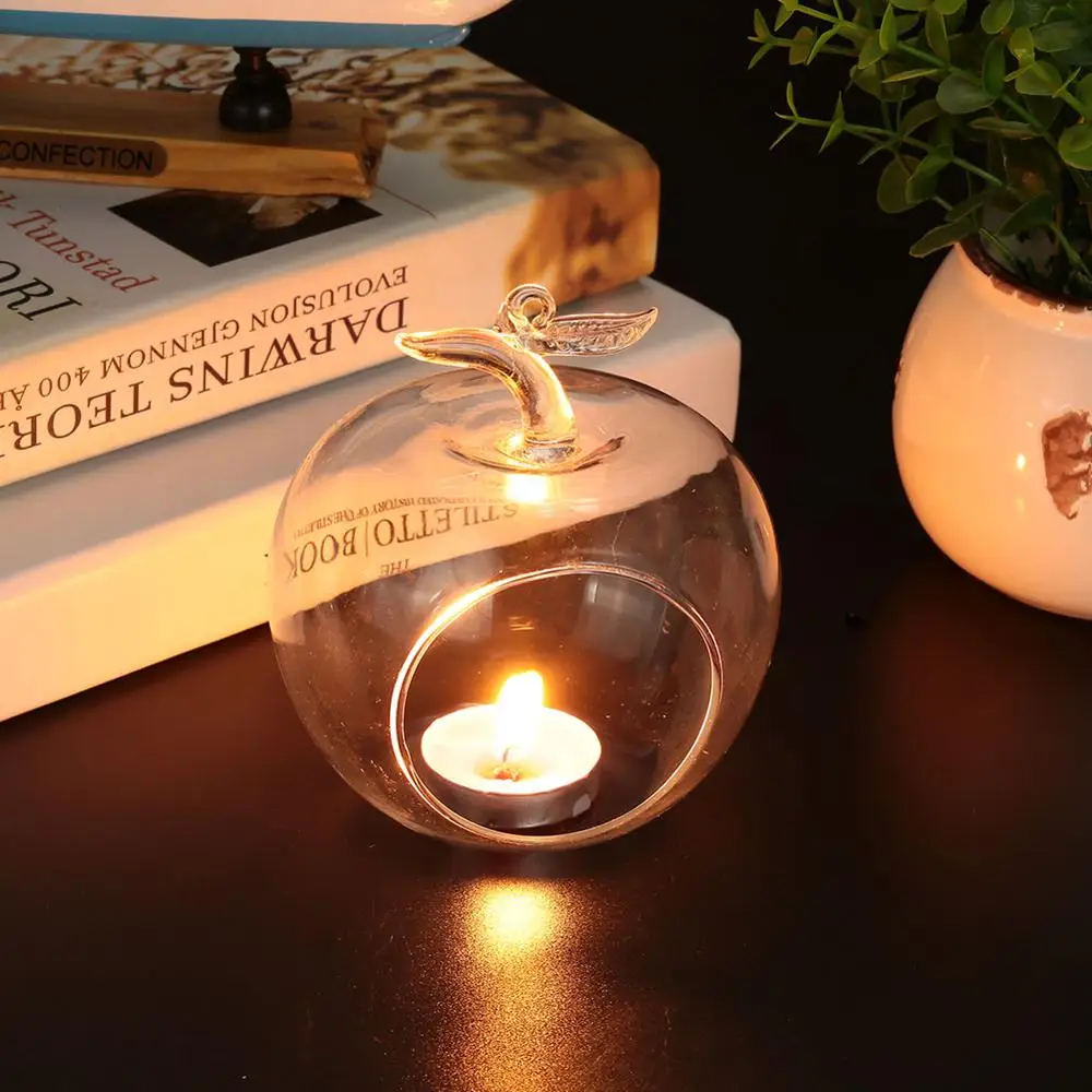 Темно-серый 6/8/10/12 cm Candle Light Holder Stylish Light Holder Jar Round Hanging Glass Candle Candlestick porta velas Home Wedding Decor - Цвет: Темно-серый