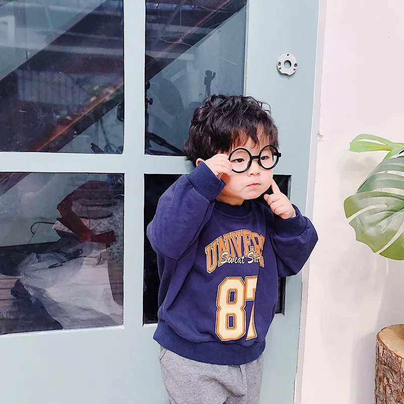 Толстовка с капюшоном и длинными рукавами в Корейском стиле для девочек