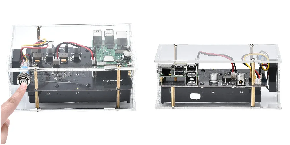 Raspberry Pi X830 V2.0 3,5 дюймов SATA HDD жесткий диск для хранения плата расширения Комплект для Raspberry Pi 3 B+(Plus)/3 B/2 B