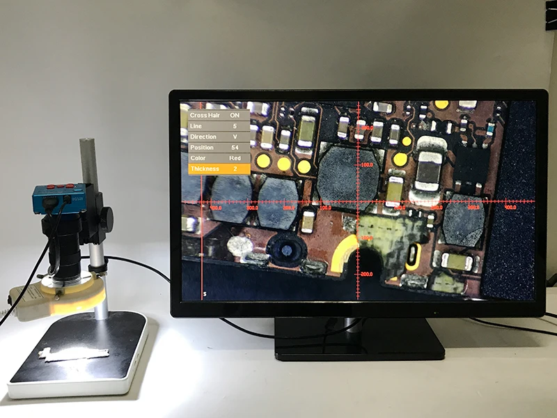 21MP/30MP 1080P 60FPS 2K TF видео рекордер HDMI промышленный видео микроскоп камера 130X C-Mount объектив для лаборатории PCB припой